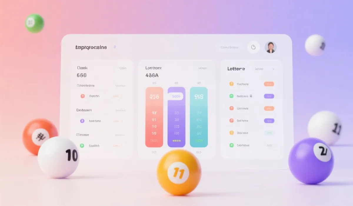 开奖大厅数据看板示意图